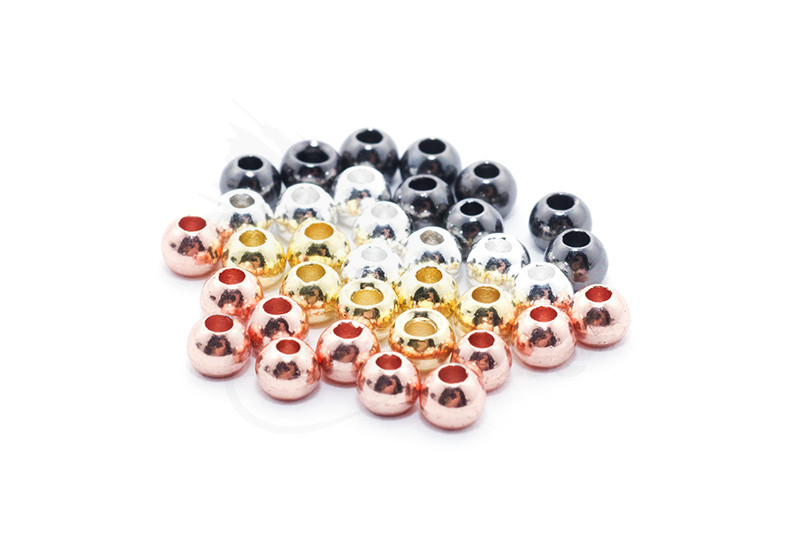 3mm Troutline Tungsten Classic Beads 100 Pack –4 Colours
