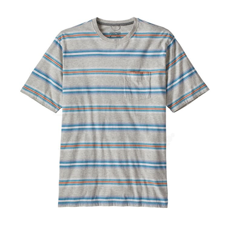 Patagonia Men's Squeaky Clean Pocket Tee - Size S - Tailored Grey