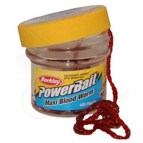 Berkley Power Micro Blood Worm 1cm Power Bait 150 pcs
