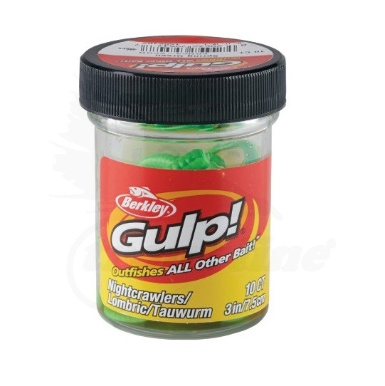 Berkley Gulp! Nightcrawlers Soft Lures 80mm 10pcs
