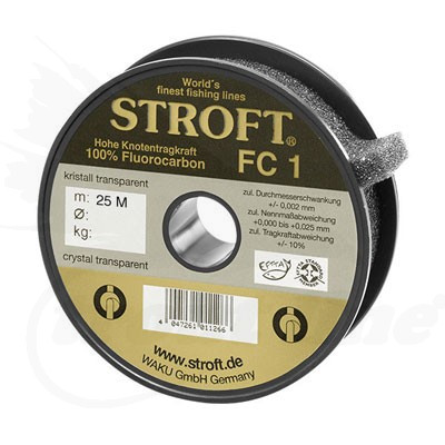 Fly fishing tippet Stroft FC1 25m
