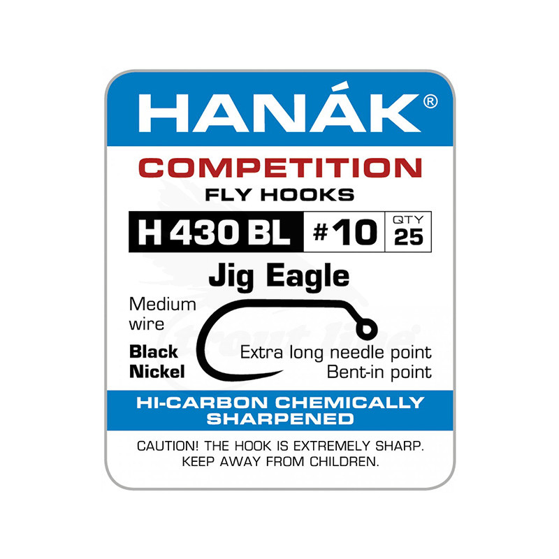 Hanak H430 BL Competition Fly Hooks Jig Eagle