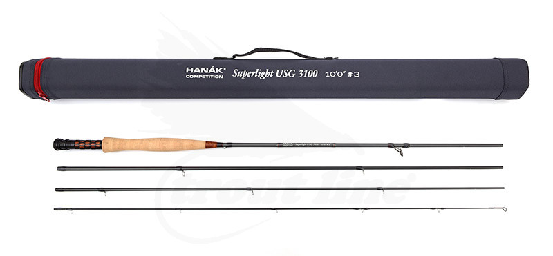 Hanak Superlight USG Graphene 10' Nymphing Rod -#3
