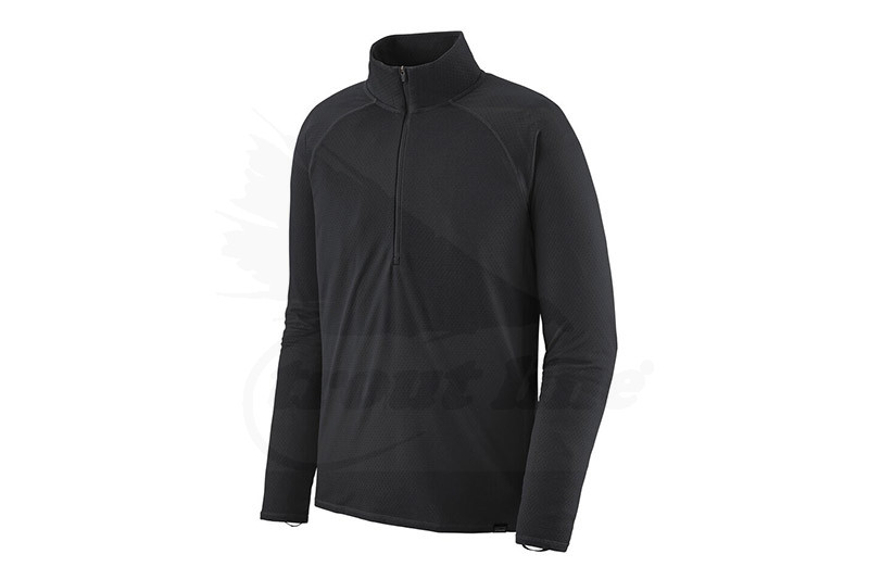 Patagonia Men's Capilene Midweight Baselayer Zip-Neck -Black Color
