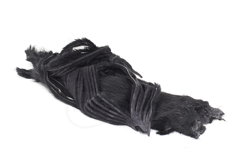 Troutline Muskrat Whole Skin Zonkered -black