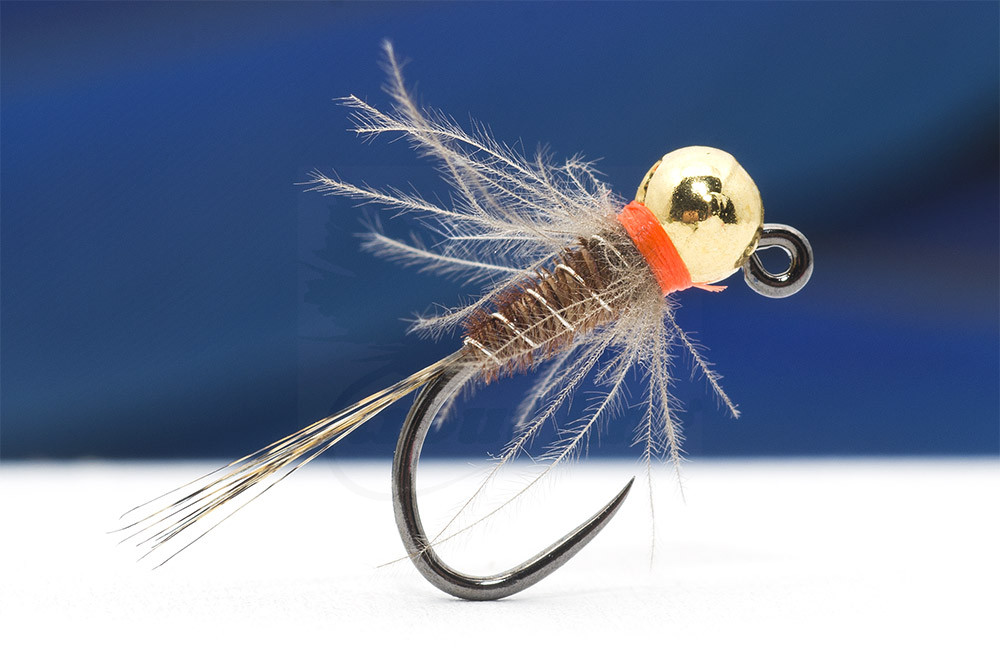 Troutline Tactical PT with Orange Hot Spot Jig Nymph
