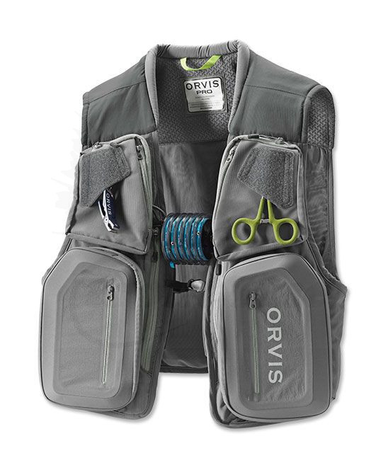 Details about   Orvis Clearwater Fishing Vest/Stone 
