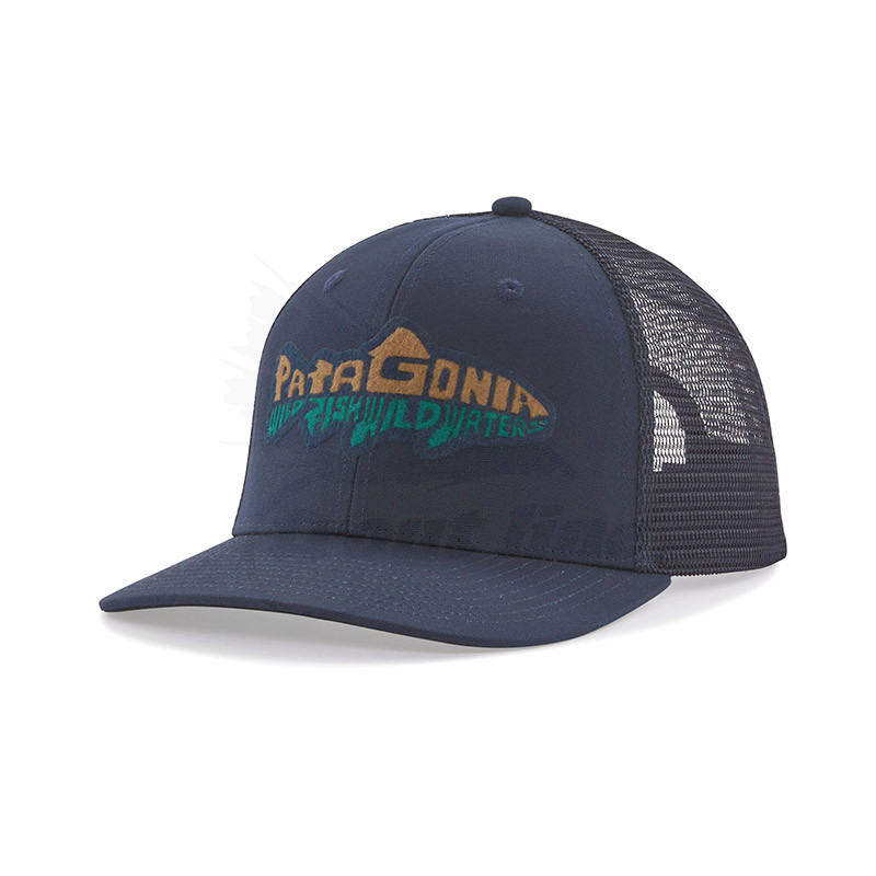 Patagonia Take a Stand Trucker Hat -New Navy W/Wild Waterline