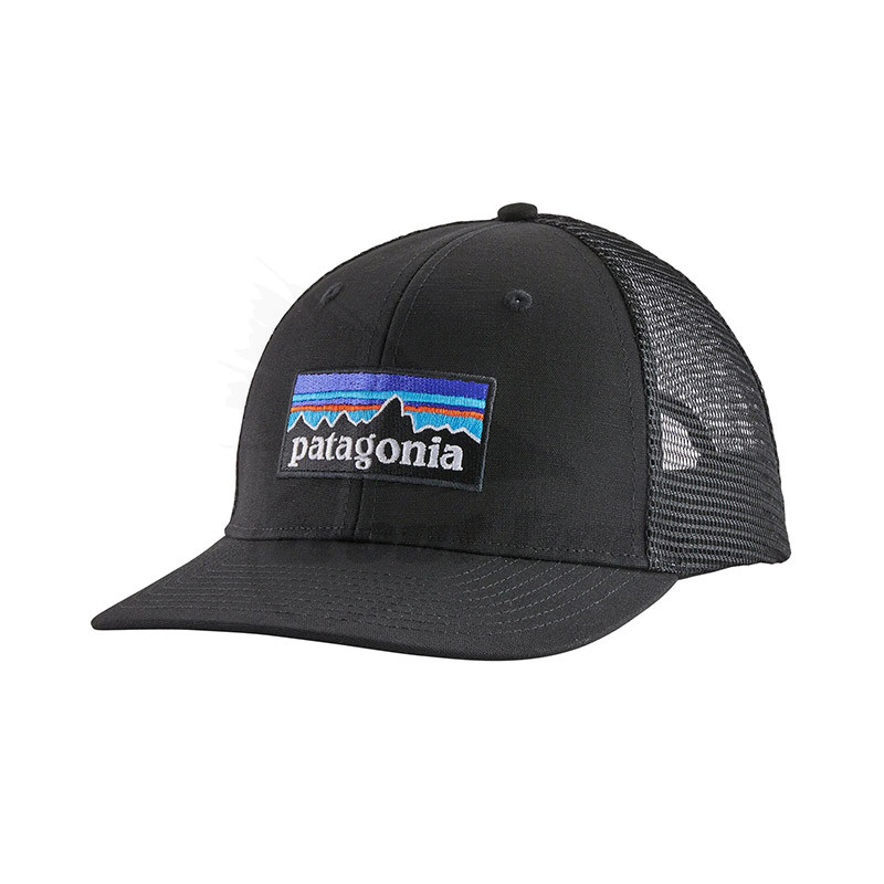 Patagonia P-6 Logo Trucker Hat -Black