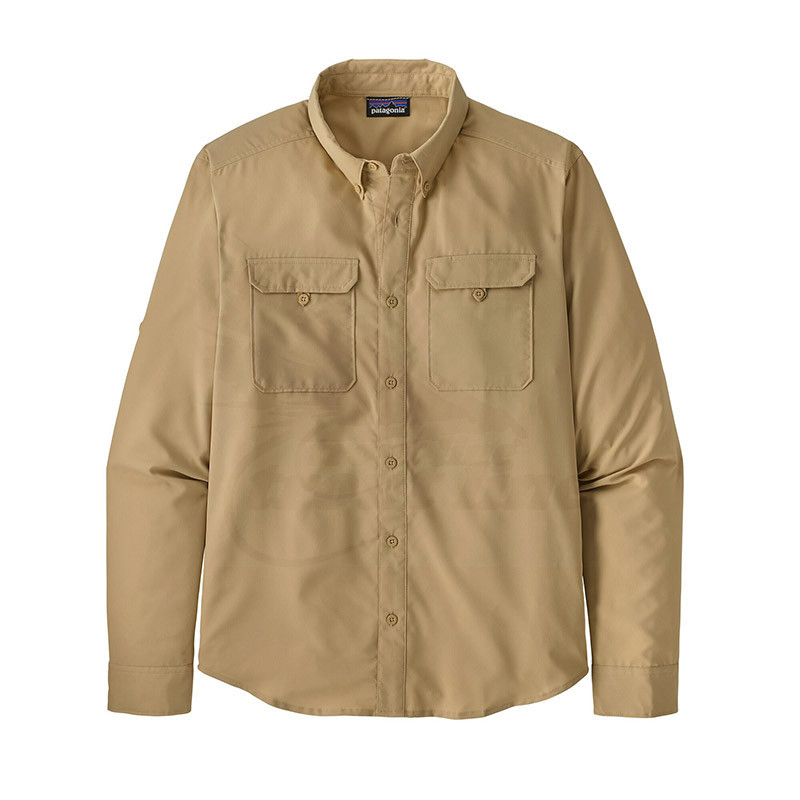 Patagonia Long-Sleeved Self-Guided Hike Shirt - Nautilus Tan