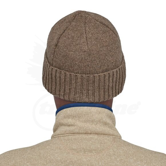Patagonia Brodeo Beanie Fitz Roy Trout Patch Ash Tan