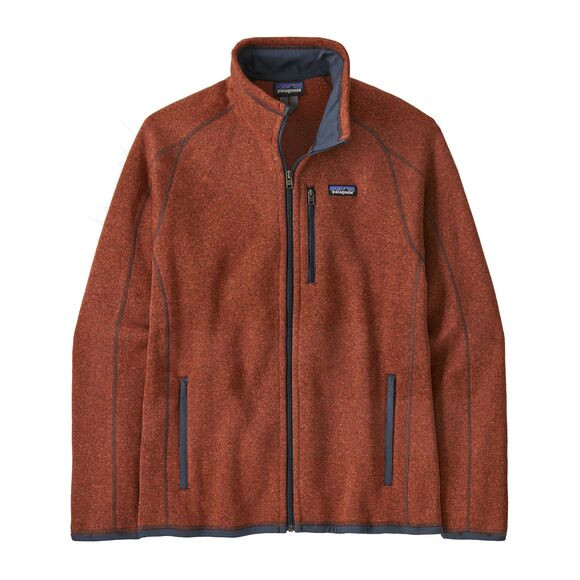 Patagonia Size L Men s Better Sweater Fleece Jacket Burnished Red