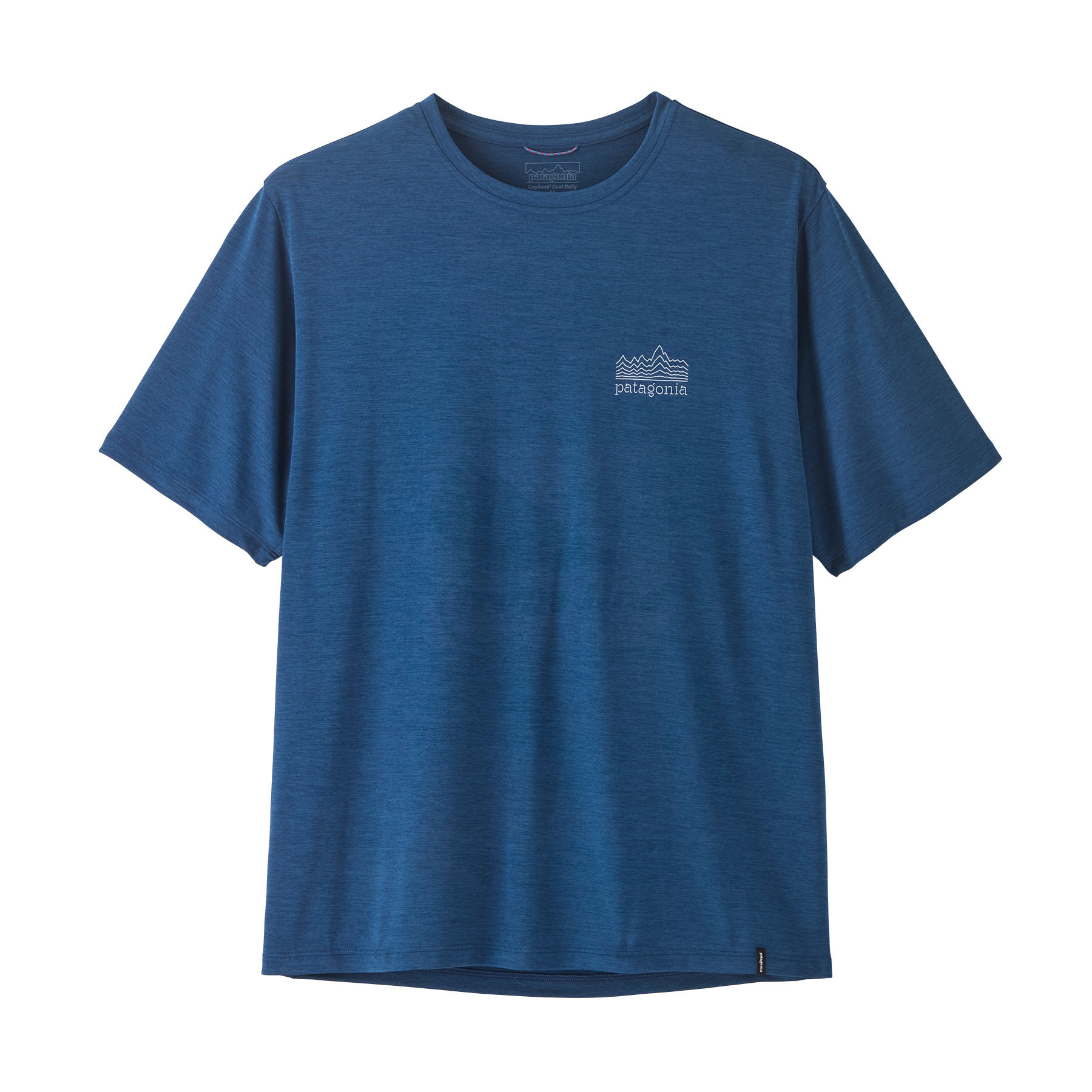 Patagonia Men's Capilene Cool Daily T-Shirt-Clement Blue - Light Clement Blue X-Dye