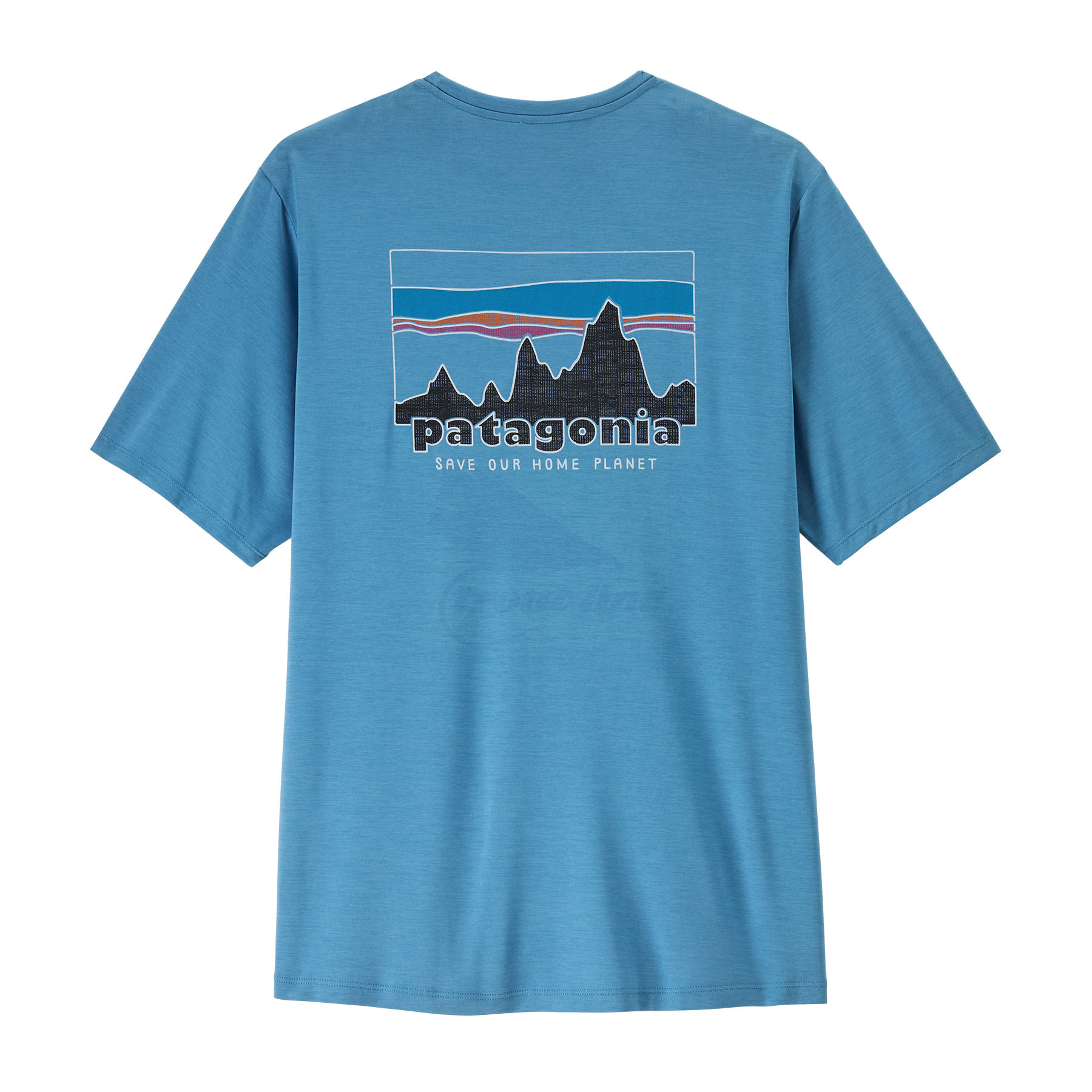 Patagonia Men's Capilene Cool Daily Shirt - 73 Skyline - Shore Blue - Light Shore Blue X-Dye
