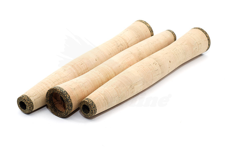 Cork Fly Rod Grip Half Wells AAA Grade with Rubber tips