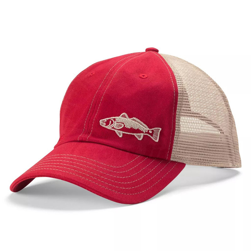 Orvis Saltwater Bum Mesh Cap -Washed Red