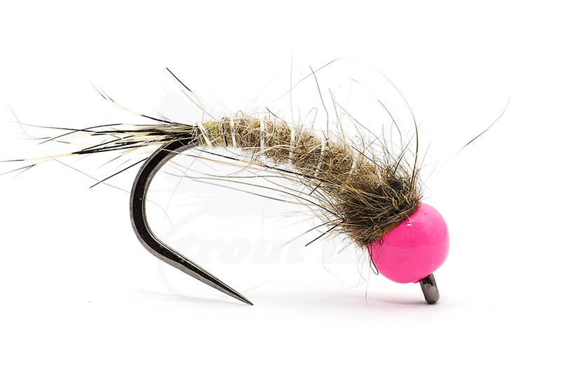 Troutline Tactical Pink BH Buggy Nymph BL 