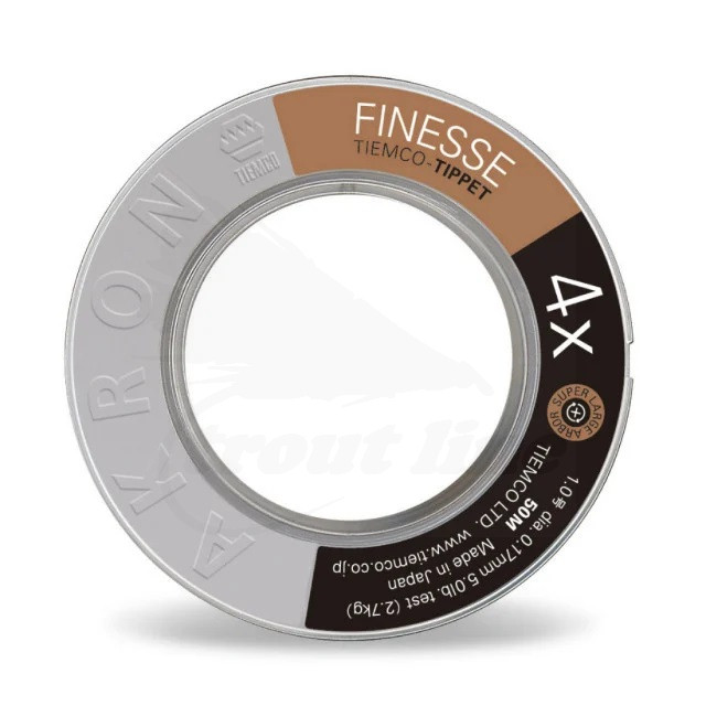 Tiemco TMC Finesse Nylon Monofilament Tippet 50m