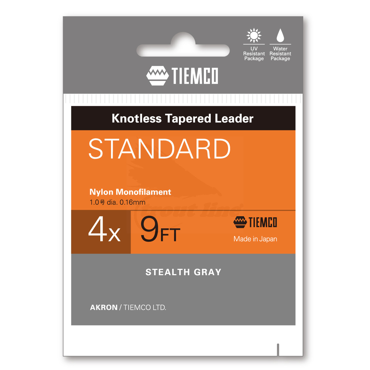 Tiemco TMC Standard Tapered Leader 9ft