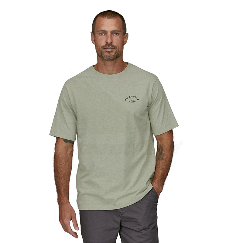 Patagonia Men's Action Angler Responsibili-Tee -Shirt Salvia Green