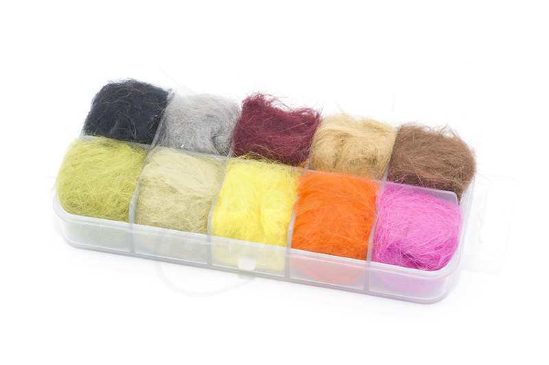 Troutline Premium Muskrat Dubbing – Set of 10 Colors