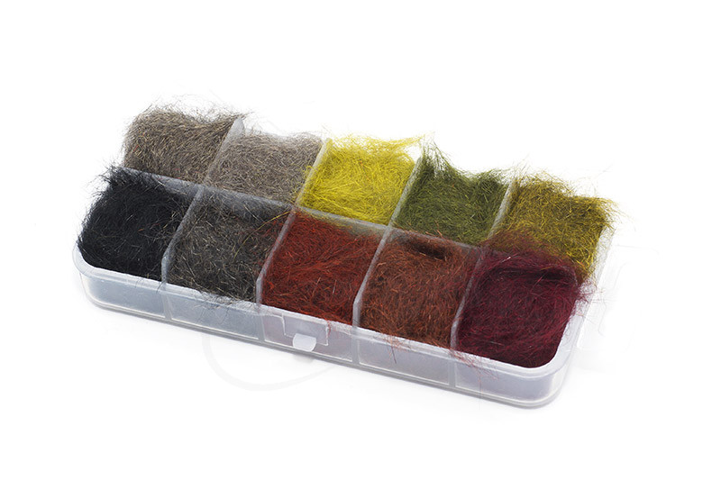 Troutline Pure Squirrel Classic Dubbing Set of 10 colors