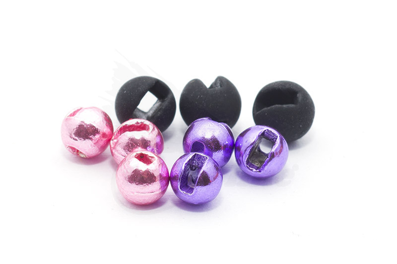 Slotted Colored Tungsten Beads 2mm 25beads/bag