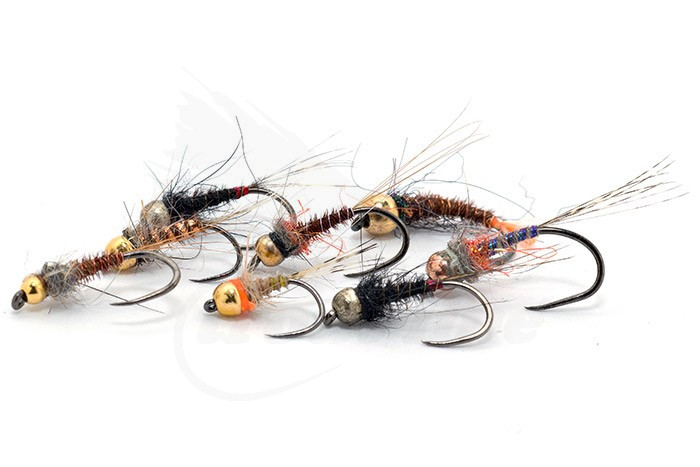 12 Mixed Fly Flies Lures Trout/Grayling Fly Fishing Flies Wet Dry Nymph Buzzers