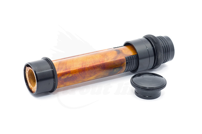 Black Ultra-Light Rosewood Burl Slide Band Reel Seat