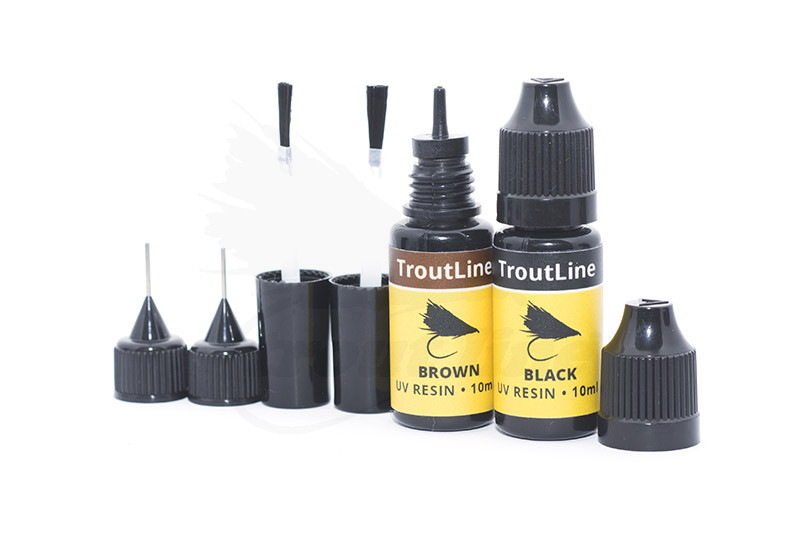 Troutline UV Colored Resin Set – Brown & Black