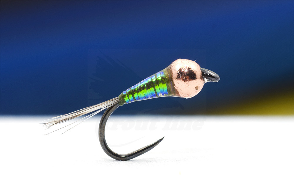 Troutline Tactical Pearl Peacock Perdigon