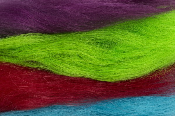 Red Icelandic sheep hair for fly tying ICE FLIES 