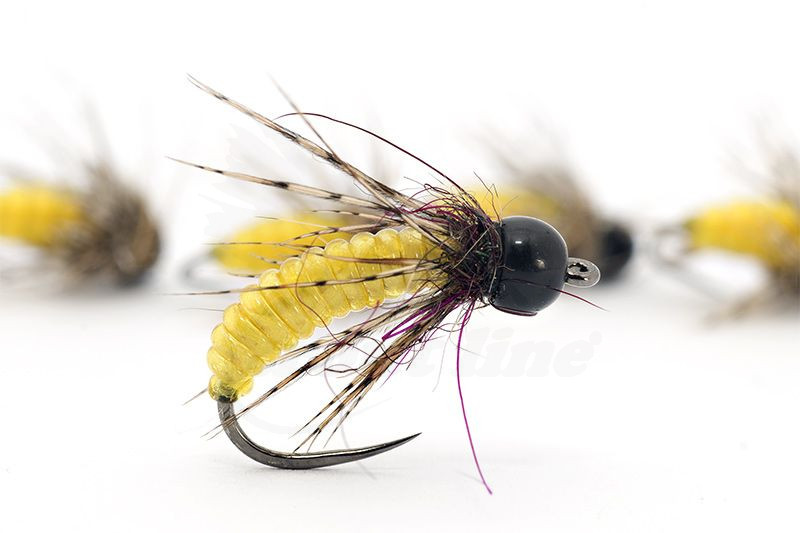 Troutline Tactical Yellow Caddis Pupa