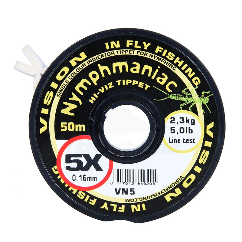 Vision Nymphmaniac 50m Hi-Vis Tippet
