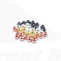 2.5mm Troutline Tungsten Classic Beads 100 Pack –4 Colours