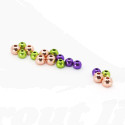 Colored Tungsten Beads 3.3mm 10beads/bag