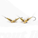 Troutline Tactical Olive Micro Mayfly BL Jig Nymph