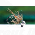 Troutline Tactical GRHE and Orange Nymph BL Jig