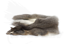Troutline Tanned Grey Squirrel Skins Natural
