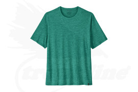 Patagonia Men's Capilene Cool Daily T-Shirt-Gem Green - Light Gem Green X-Dye