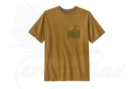 Patagonia Men's Wild Waterline Pocket Responsibili Tee-Pufferfish Gold