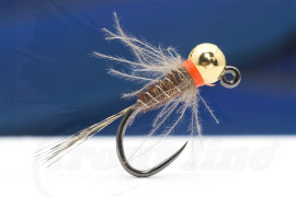Troutline Tactical PT with Orange Hot Spot Jig Nymph
