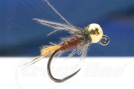 Troutline Tactical Orange PT Tail Stimulator Jig Nymph