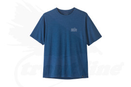 Patagonia Men's Capilene Cool Daily T-Shirt-Clement Blue - Light Clement Blue X-Dye