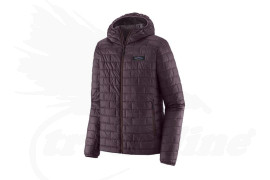 Patagonia Men's Nano Puff Fitz Roy Trout Hoody - Obsidian Plum