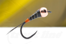 Troutline Tactical Black Hot Spot Perdigon