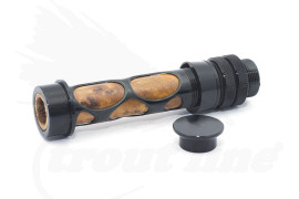 Black Braided Window Reel Seat for Fly Rods