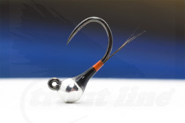 Troutline Tactical Black and Hot Orange Perdigon Nymph