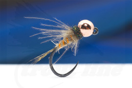 Troutline Tactical GRHE and Orange Jig Nymph
