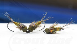 Troutline Tactical Olive Stone Clinger Mayfly Nymph